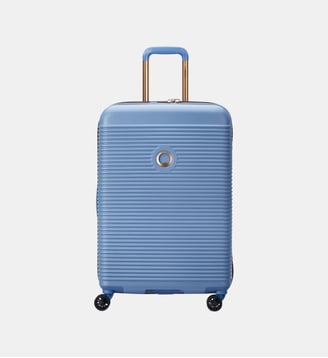 Valise rigide Freestyle 4R 67 cm - Delsey Paris - Bleu ciel
