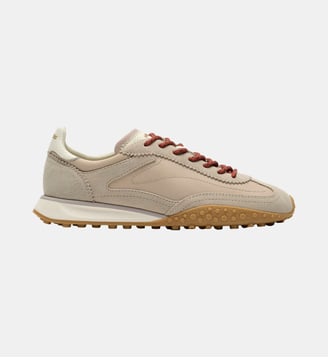 Baskets basses Bridge MKII Beige en cuir et nylon - Hoff - Beige