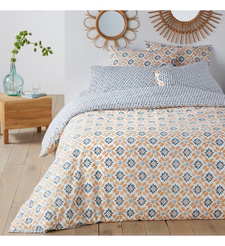 Housse de couette percale de coton La Redoute Interieurs