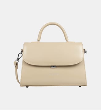 Sac cabas Suave Even cuir - Lancaster - Beige
