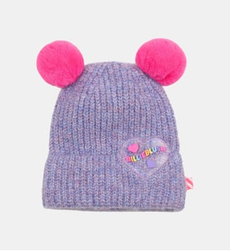 Bonnet à double pompons Billieblush