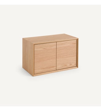 Caisson L60 x P35 cm plaqué chêne - AM.PM - Chêne naturel