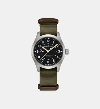 Montre automatique Khaki field Noir H69509930 - Hamilton - Argenté
