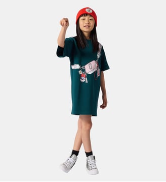 Robe manches courtes - Marc Jacobs Kids - Bleu marine