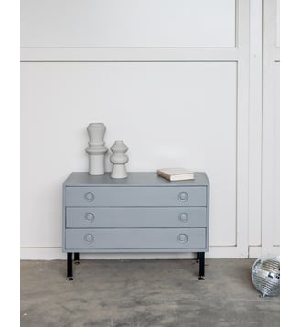 Meuble de rangement gris Michel N°330- Produit chiné - Debongout - Bois