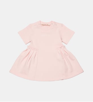 Robe courte avec logo - Marni - Rose