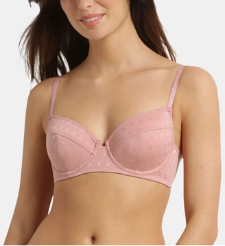 Soutien-gorge emboitant avec armatures Cosy Time - Dim - Rose poudré