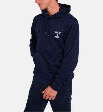Sweatshirt BASTIEN PARIS - Cala 1789 - Bleu marine