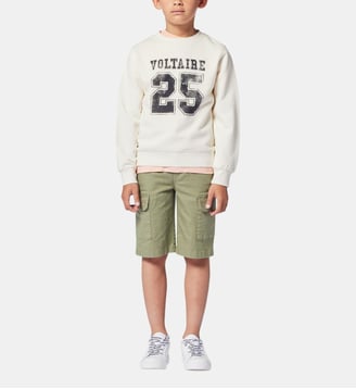 Sweat-shirt molletonné - Zadig&Voltaire Kids - Crème
