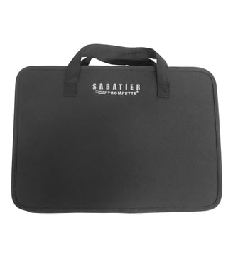 Trousse pour 8 couteaux de cuisine - Sabatier Trompette - Argent