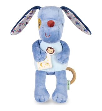 Peluche musicale phosphorescente - Lilliputiens - Bleu