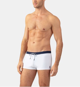 Boxer de bain à ceinture contrastée Ron Dorff