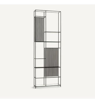 Bibliothèque métal et verre - AM.PM - Brun de mars