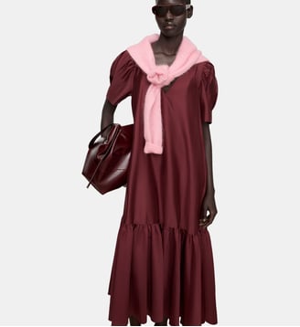 Robe en lyocell - Adolfo Dominguez - Grenat