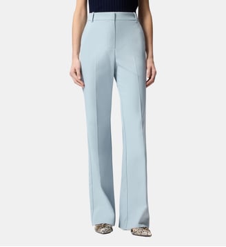 Pantalon évasé à pli marqué Pinko