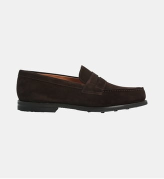Mocassin oake - cuir velours - Bowen - Marron foncé