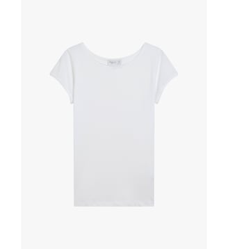 t-shirt Australie en jersey de coton noir Agnès b.