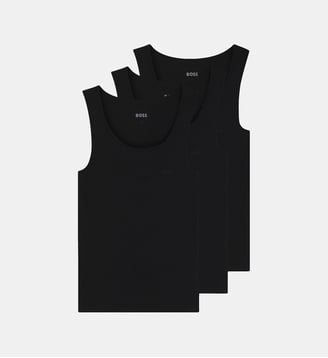 Lot de 3 maillots de corps - BOSS - Noir