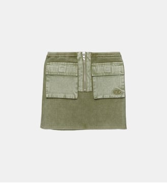 Mini-jupe avec logo - Diesel Kids - Kaki