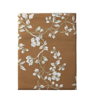 Drap plat imprimé en satin de coton bio, VIVIENNE Alexandre Turpault