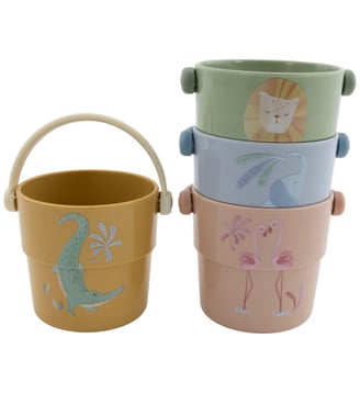 Lot de 4 gobelets de bain - Little Dutch - Multicolore