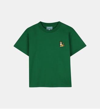 Tee-shirt manches courtes - Kenzo Kids - Fougère