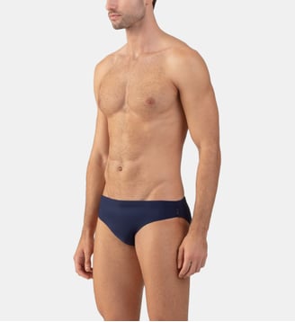 Slip de bain coupe échancrée - Ron Dorff - Bleu marine