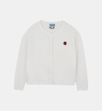 Cardigan en tricot - Kenzo Kids - Off white