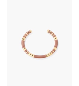 Jonc Positano cappuccino - Aurélie Bidermann - Doré et marron