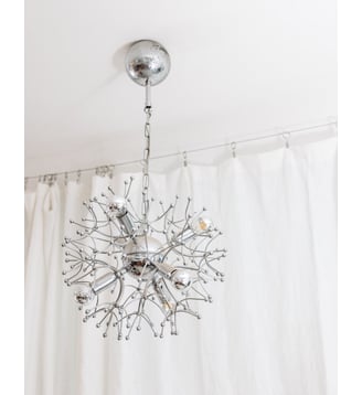 Suspension ronde Sciolari Sonia N°36- Produit chiné - Debongout - Gris