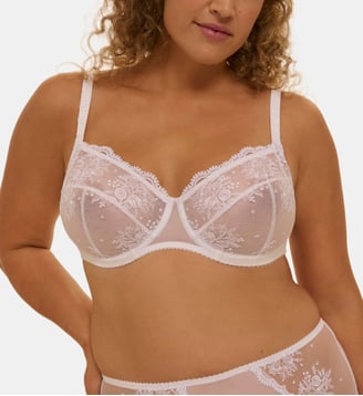 Soutien-gorge avec armature emboitant - Blanc - Simone Pérèle - Blanc