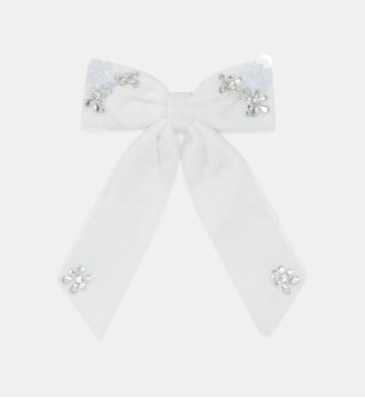 Barrette -  velours sequins - Tartine Et Chocolat - Écru