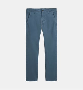 Chino 751 en coton stretch coupe droite - Serge Blanco - Bleu