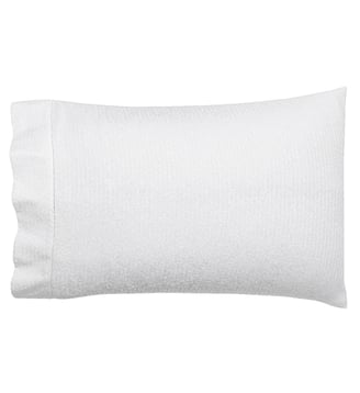 2 Taies américaines Portofino - Le Jacquard Francais - Blanc