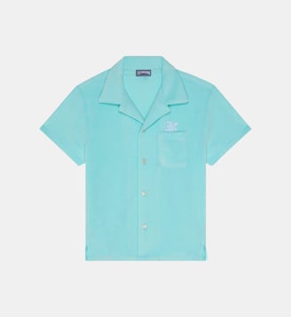 Chemise en éponge Tortue brodée - Vilebrequin - Oxygene