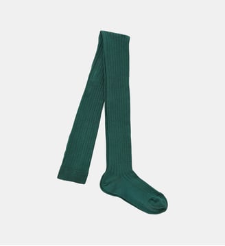 Collants à côtes - Cyrillus - Vert anglais