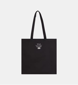 tote bag Alexis Cladiere en coton noir - Agnès b. - Noir