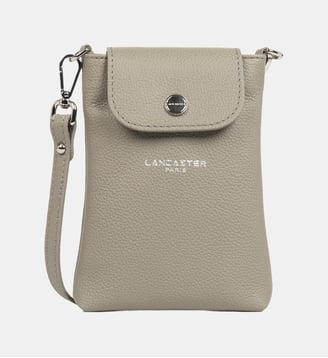Pochette smartphone Milano Bao en cuir - Lancaster - Mastic