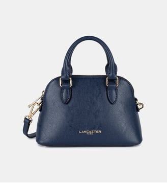 Petit sac demi lune Sierra Jia en cuir - Lancaster - Bleu
