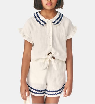 Chemise Isaline - Mipounet - Bleu