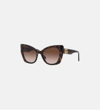 Lunettes de soleil Papillon DG4405 - Dolce & Gabbana - Marron gris