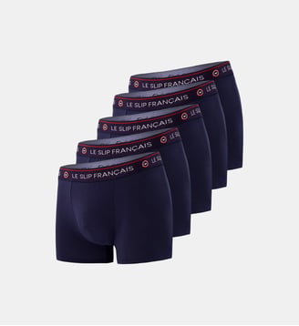 Lot de 5 boxers en coton Le Slip Francais