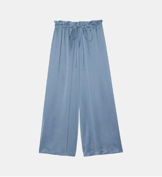 Pantalon large Kurt en coton - Ines de la Fressange Paris - Blue