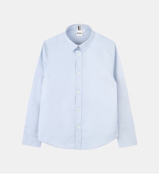 Chemise manches longues - BOSS Kidswear - Faded blue