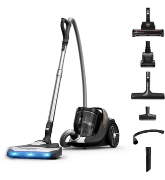 Aspirateur sans sac Silence Force Cyclonic 8 - Rowenta - Noir