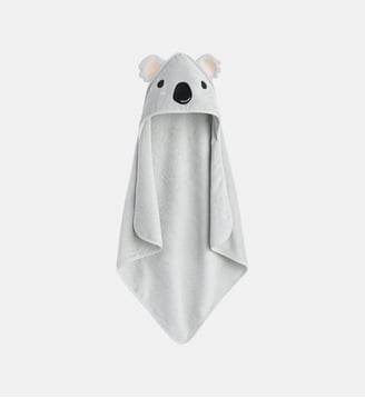 Cape de bain coton biologique 400 g/m2 - La Redoute Interieurs - Gris