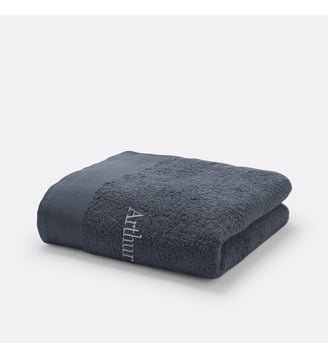 Maxi drap de bain personnalisé - La Redoute Interieurs - Gris foncé