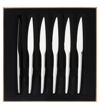 Coffret 6 Couteaux à Steak Monobloc Lame Scie - Guest Degrenne