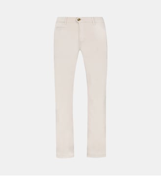 Chino coupe fuselée BRIX - Faguo - Écru