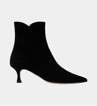 Lido - Bottines En Cuir Chèvre Noir - Parallèle - Noir
